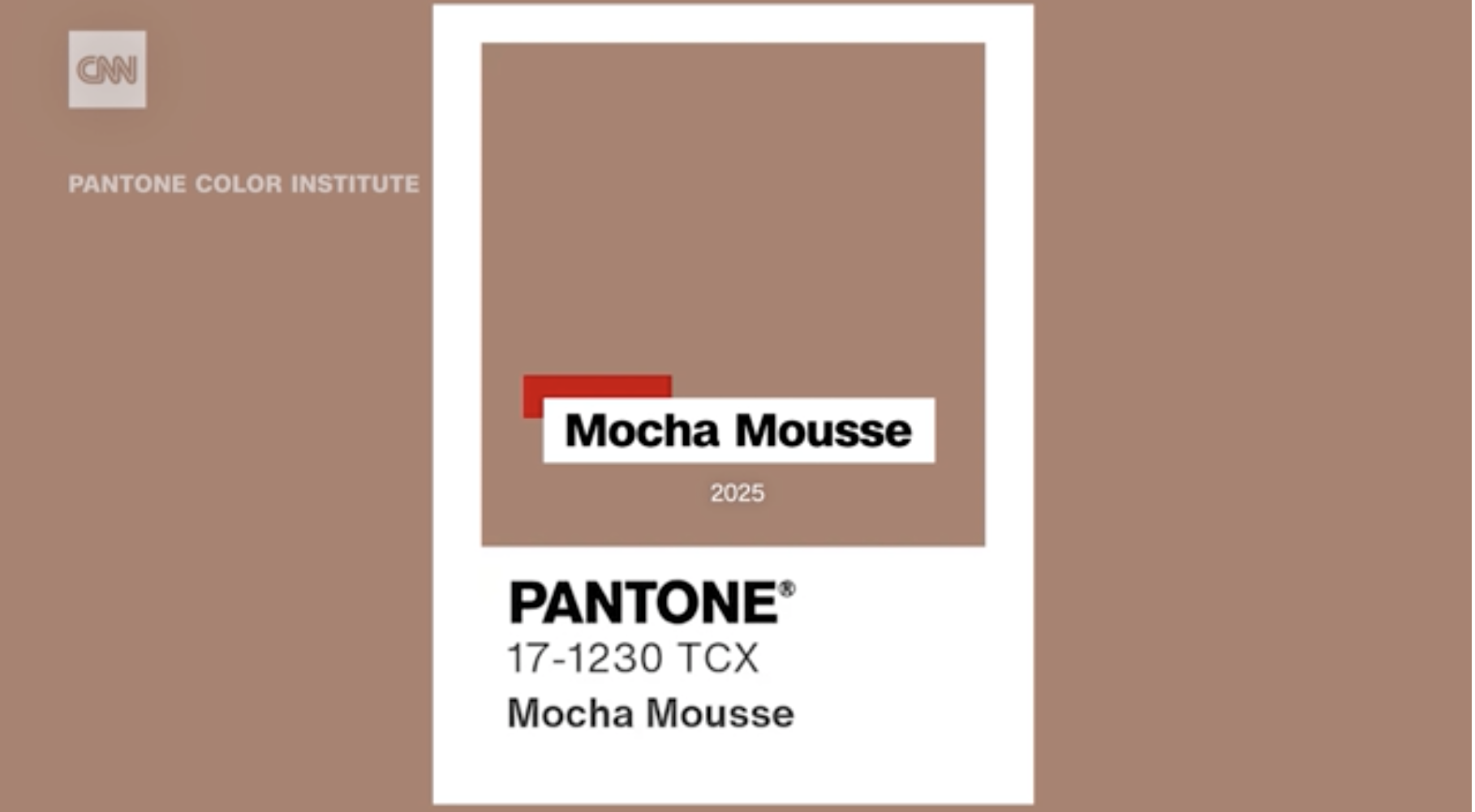 Pantone Mocha Mousse